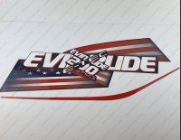 Evinrude 200HP E-tec HO Outboard Decal Kit